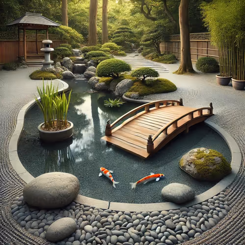 A peaceful Zen garden