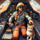 Fly cat