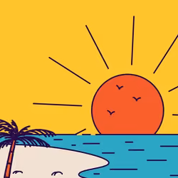 Sun is shining