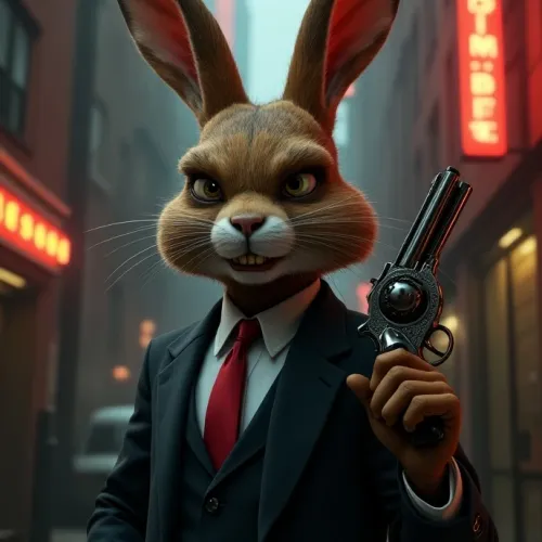 Rabbit is a gangster