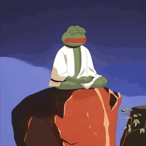 Meditating Frog