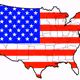 USA on the map