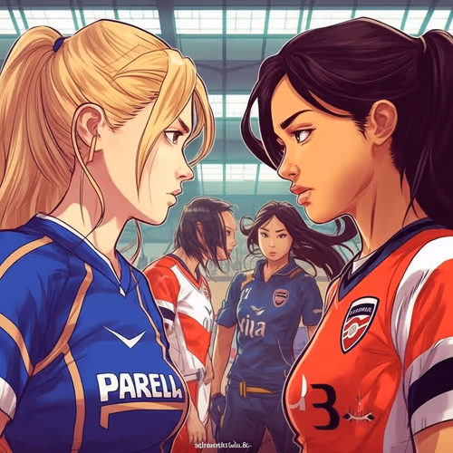 Femme Foot Flourish: An Artistic Tribute to Women in Football