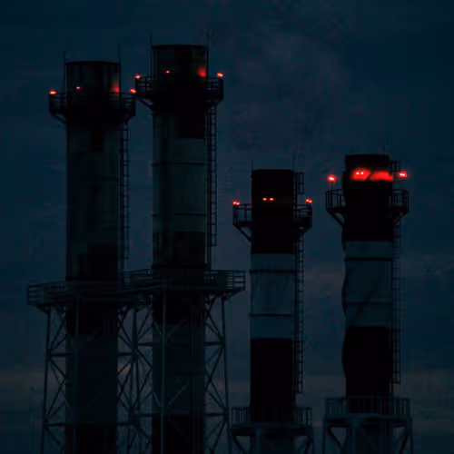 night's glimmer: urban shadows and hidden lights