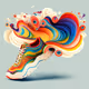 Rainbow sneaker