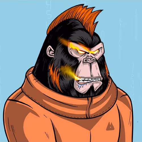 Powerful gorilla