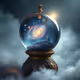 Magic ball with space inside
