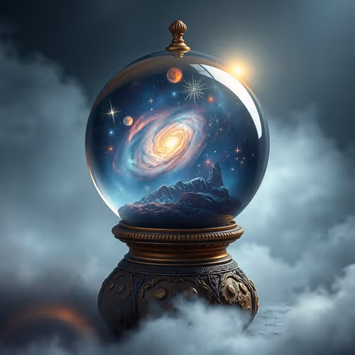 Magic ball with space inside