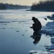 Fisherman in meditation