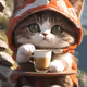coffee cat!!!