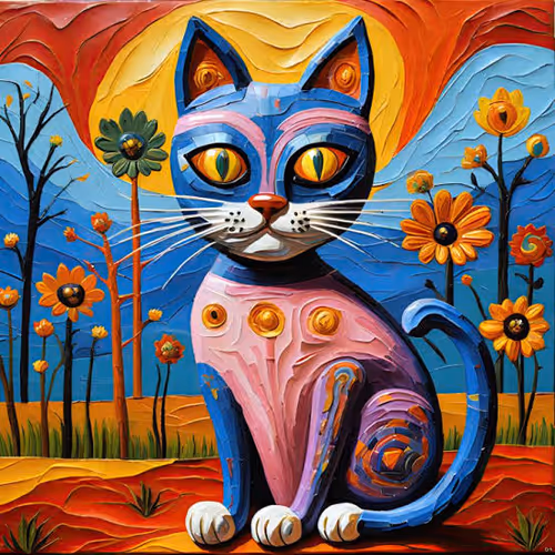 Whimisical Cat