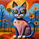Whimisical Cat