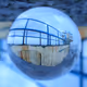 Pier in a Zorb