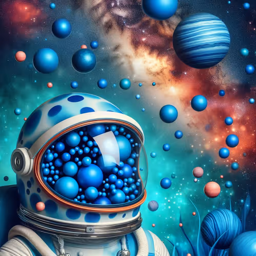 Blue spots everywhere...