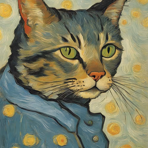 Van Gogh Cat