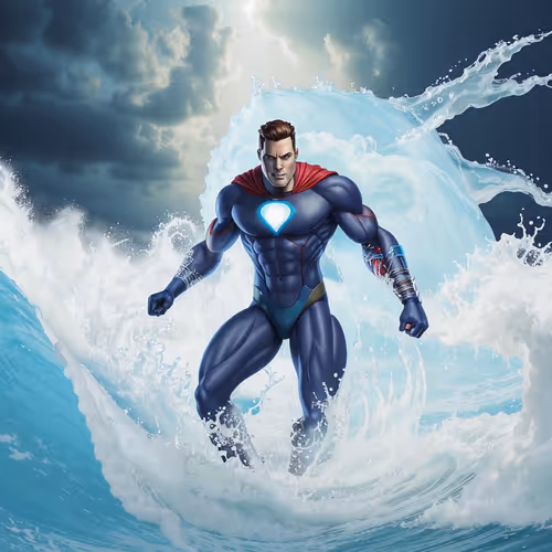 Aquatic superhero