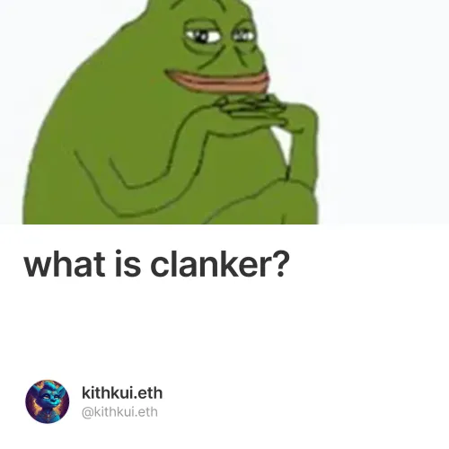 what is clanker?
