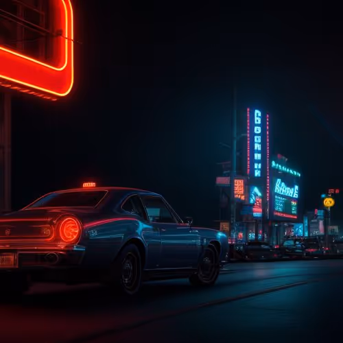 Neon retro