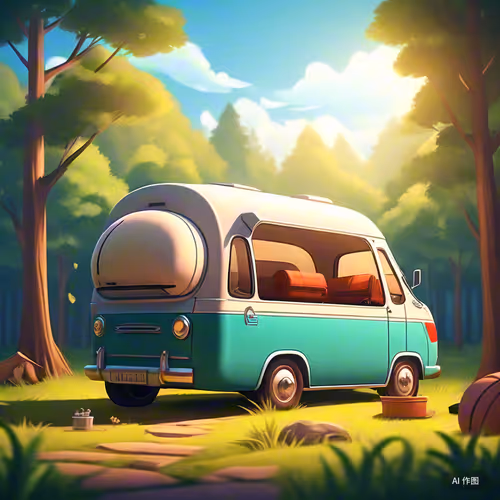 Spring Camping Wonderland