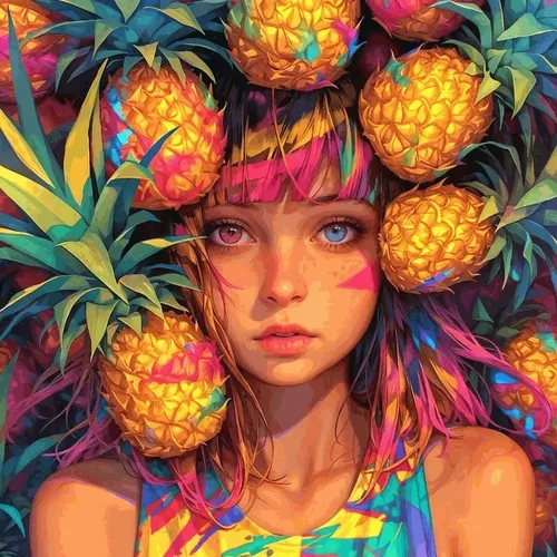 The world of pineapples.