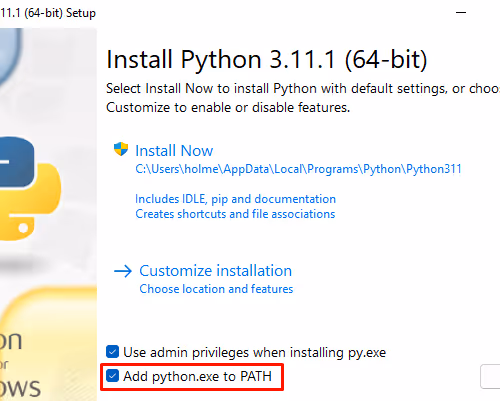 Python Install