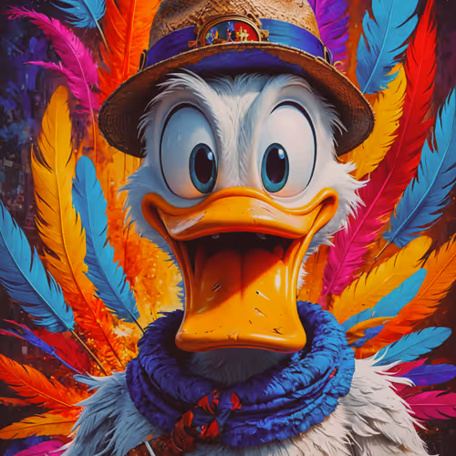 donald duck figurine