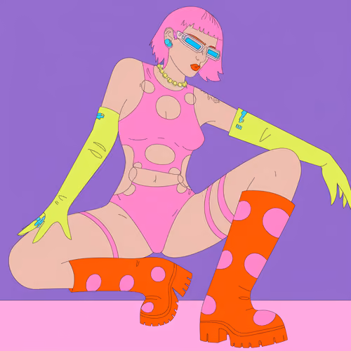 Futuristic Looking Woman