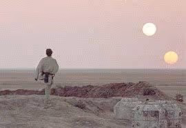 the sun is rising