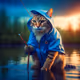 Cats fishermen