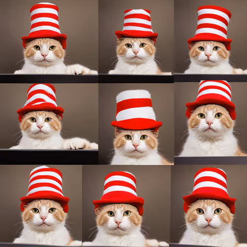 Cat wif hat