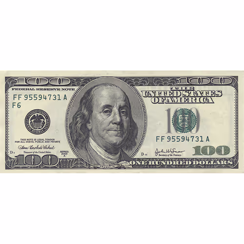 100$ bill