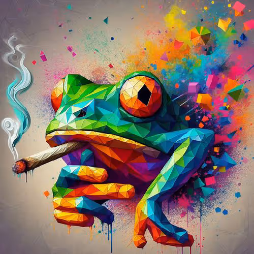 Trippy frogs