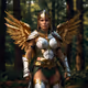 Warrior woman eagle