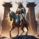 Horse in armor