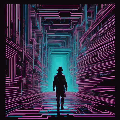AI Generated Series #110 - Glitch