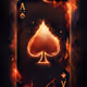 Ace of Spades Playing Card