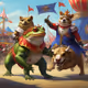 Bull vs Bear: A Optimistic Carnival Battle of the Crypto Kings!