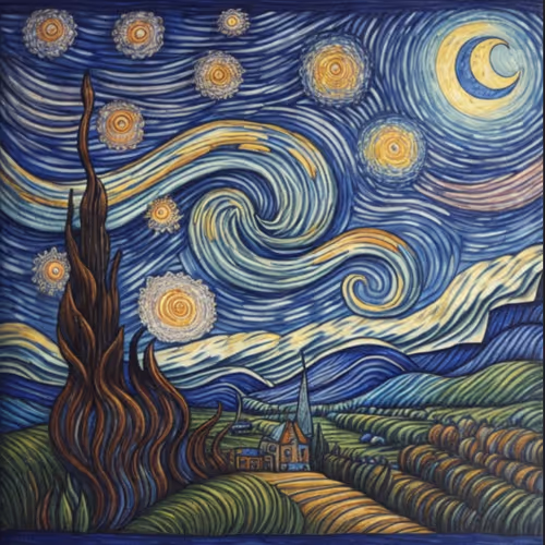 AI Generated Series #15 - Crayon Art