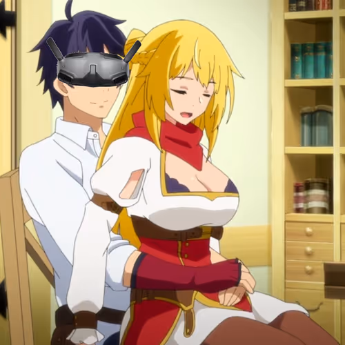 Based Anime Characters Flexing VR Headsets On You