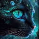 Magical moon cat