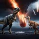 dinosaur in space