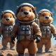Beaver astronauts