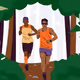 run in jungle