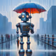 In the rain
