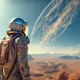 The astronaut