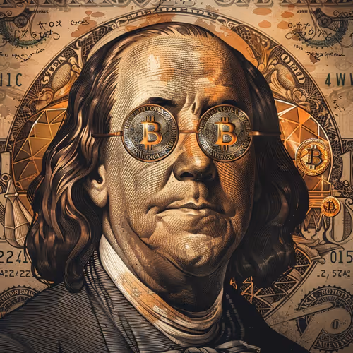 Franklin loves Bitcoin