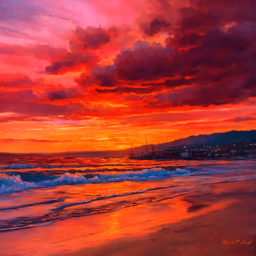 Red sunset