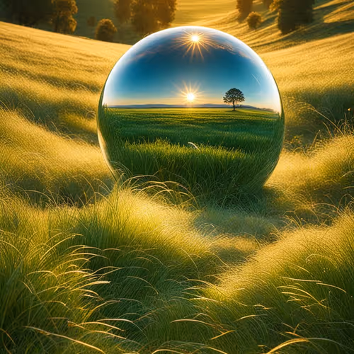 Sunrise from Endless Grassland