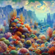 Coral on land