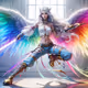 rainbow angel
